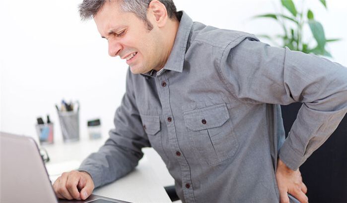 bolesť chrbta s osteochondrózou